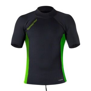 New Hyperflex Wetsuit Men's Voodoo 1.5mm Short Sleeve Pullover Jacket water ski